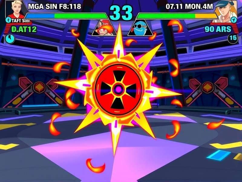 Mega Spin Fighter Game Screenshot
